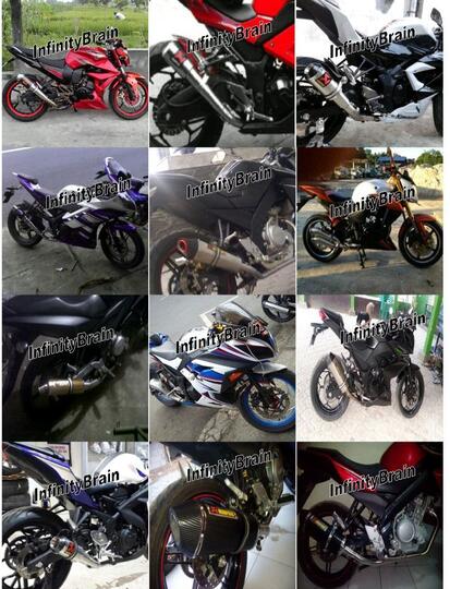 Terjual Knalpot Motor Ninja 250 Mono Yamaha R15 R 25 Cb 150 Honda Cbr Byson