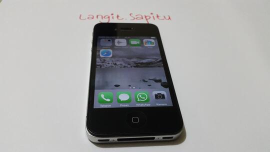 ~LANGIT~ IPHONE 4 BLACK 16G FU BATANGAN MURAH