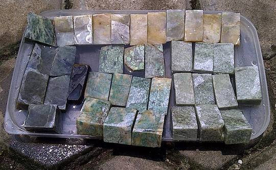 Gems and rough stones