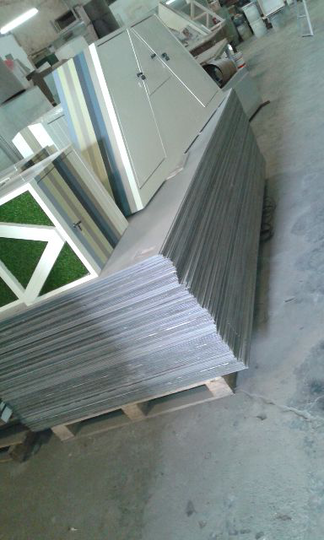 Panel ACP merk SEVEN dan Kusen Alumunium