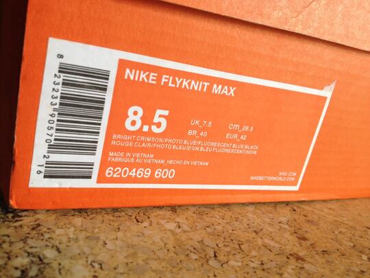 Terjual Nike Flyknit Max 2014 | KASKUS