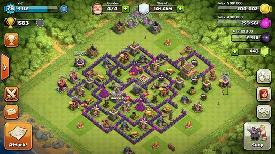 WTS CLASH OF CLANS TH 8 PENSI (85% MAX) Terima Barter menarik