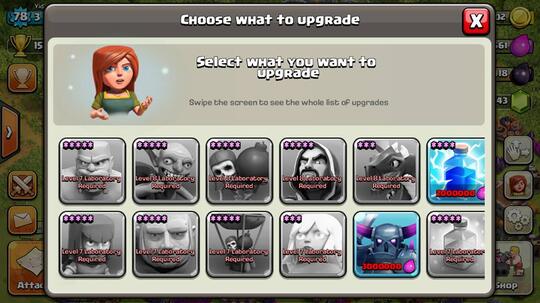 WTS CLASH OF CLANS TH 8 PENSI (85% MAX) Terima Barter menarik