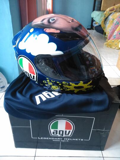 Terjual Helm AGV K3 Valentino Rossi Face | KASKUS