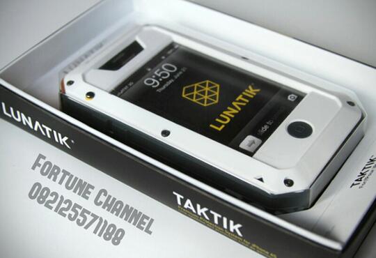 Lunatik taktik extreme iPhone 4s/4 ,Alumunium case + Gorilla glass (Tahan Benturan)