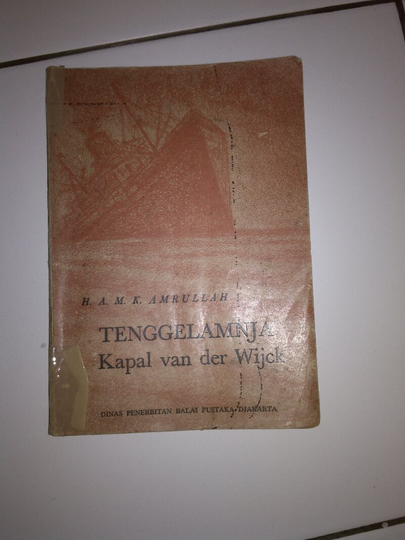 Novel antik Tenggelamnja Kapal Van Der Wijck terbitan tahun 1959