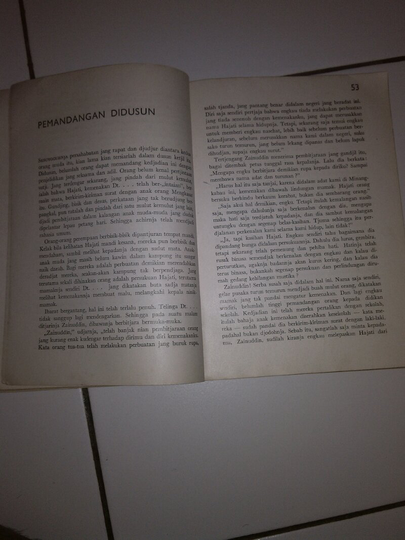 Novel antik Tenggelamnja Kapal Van Der Wijck terbitan tahun 1959