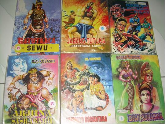 Jual Koleksi Komik Wayang R.A Kosasih tebitan toko buku maranatha BNIB Bandung / bdg
