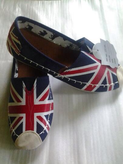 sepatu flatshoes rainbow bandung