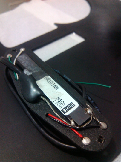 pickup hotrails duncan design & pickguard telecaster 5 hole