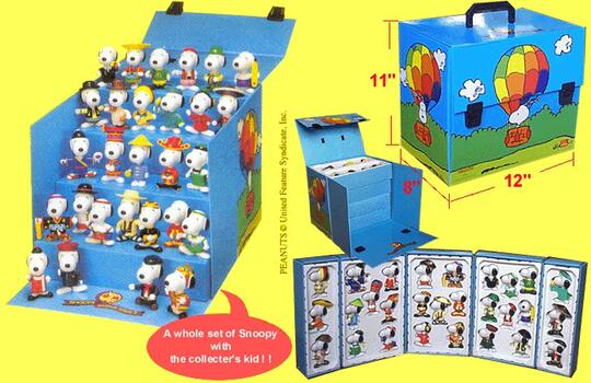 snoopy around the world mcdonalds toys