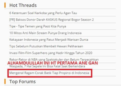 Mengenal Ragam Corak Batik Tiap Propinsi Di Indonesia Kaskus