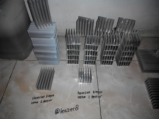 Terjual Jual Heatsink untuk buang panas dan heatsink 