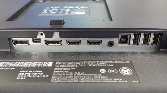 dell u2414h ports