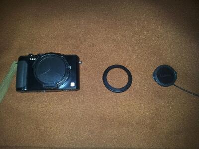Auto Lenscap Panasonic Lumix LX-7 black n limited edition. very useful!!