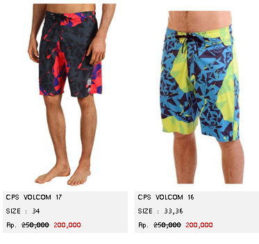 Jual Celana Pantai Original | Billabong | Hurley | Volcom