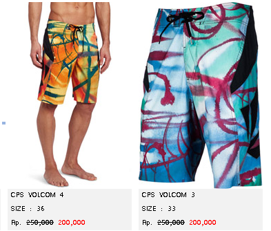 Jual Celana Pantai Original | Billabong | Hurley | Volcom