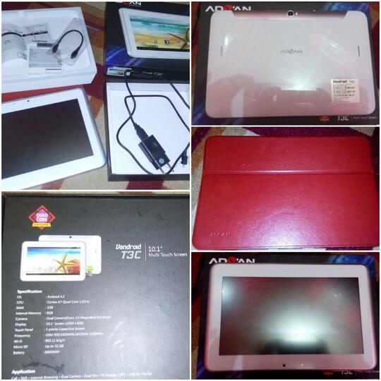 ADVAN T3C TABLET ANDROID 10inch like new ... COD BAND
