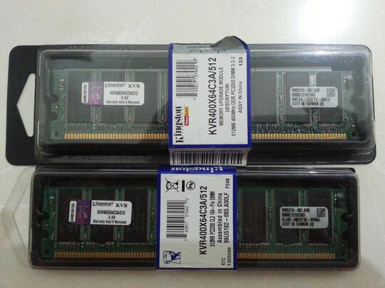KINGSTON RAM DDR 1 512mb PC3200