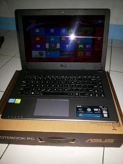 jual rugi Laptop ASUS X45OCC i3,nvidia 2gb,ram 2gb(upgrade max 8gb),hdd 500gb mumer