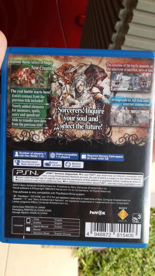 WTS Soul Sacrifice Delta PsVita Game Original