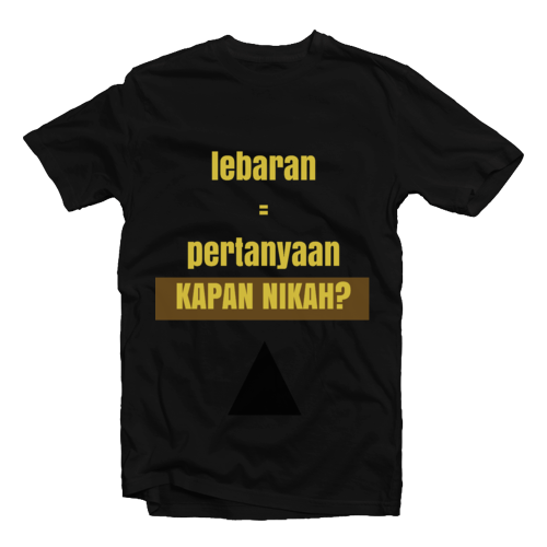 Kaos Lebaran Lucu Gambar Islami