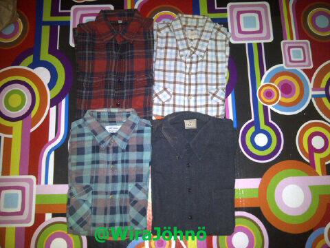 WTS Flanel dan Kemeja MURAH 2nd.. Masuk Gans!!