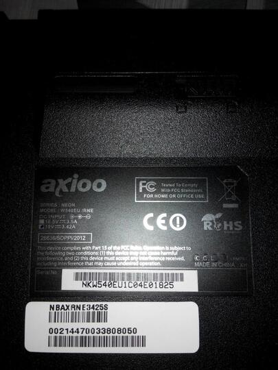 DIJUAL Axioo Neon RNE 3425
