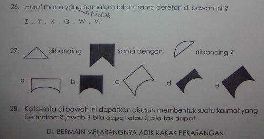 JUAL SOAL PSIKOTES BLIT + KUNCI JAWABAN