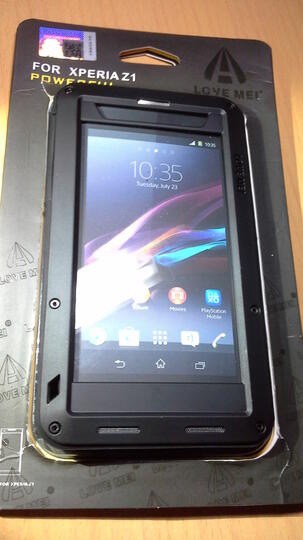 DUSTPROOF WATERPROOF LUNATIK LOVE MEI METAL CASE COVER FOR SONY XPERIA Z1