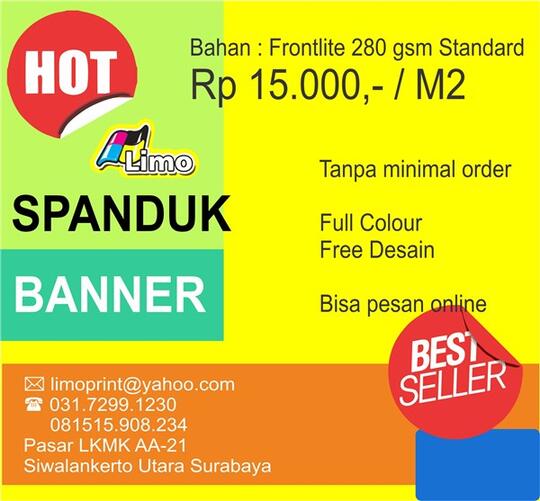 Terjual Sales Banner Spanduk Digital Printing