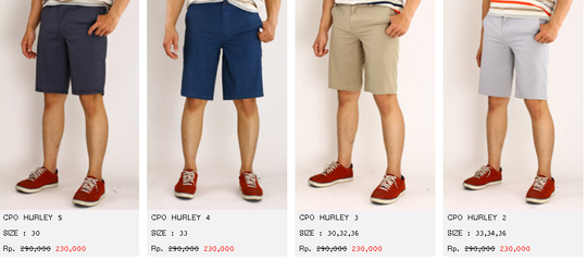 Jual Celana Pendek Pria Original | Kaskus |Billabong, Ripcurl, Volcom