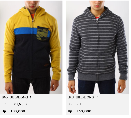 JUAL JACKET DAN SWEATER ORIGINAL | KASKUS| Billabong, Ripcurl, Volcom, Dc Shoes, etc