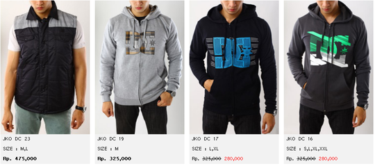 JUAL JACKET DAN SWEATER ORIGINAL | KASKUS| Billabong, Ripcurl, Volcom, Dc Shoes, etc