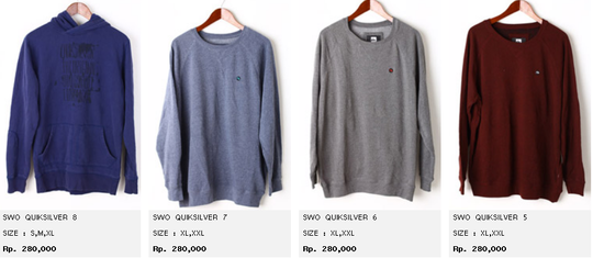 JUAL JACKET DAN SWEATER ORIGINAL | KASKUS| Billabong, Ripcurl, Volcom, Dc Shoes, etc
