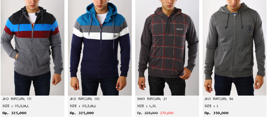 JUAL JACKET DAN SWEATER ORIGINAL | KASKUS| Billabong, Ripcurl, Volcom, Dc Shoes, etc