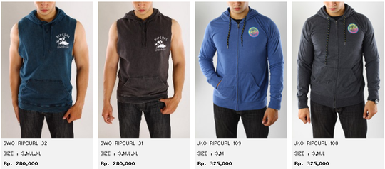 JUAL JACKET DAN SWEATER ORIGINAL | KASKUS| Billabong, Ripcurl, Volcom, Dc Shoes, etc