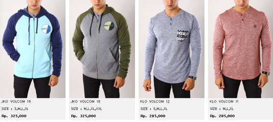 JUAL JACKET DAN SWEATER ORIGINAL | KASKUS| Billabong, Ripcurl, Volcom, Dc Shoes, etc