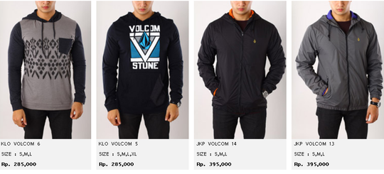 JUAL JACKET DAN SWEATER ORIGINAL | KASKUS| Billabong, Ripcurl, Volcom, Dc Shoes, etc