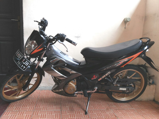 Gambar Satria  Fu  2007 Abu Abu Hitam Ani Gambar