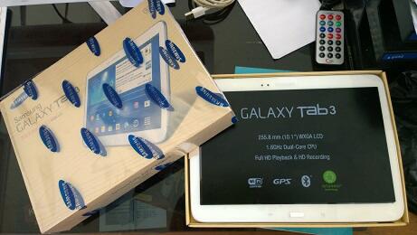 Galaxy Tab 3 10.1" GT-P5200 WHITE / PUTIH super mulus : BU : BANDUNG ; REKBER