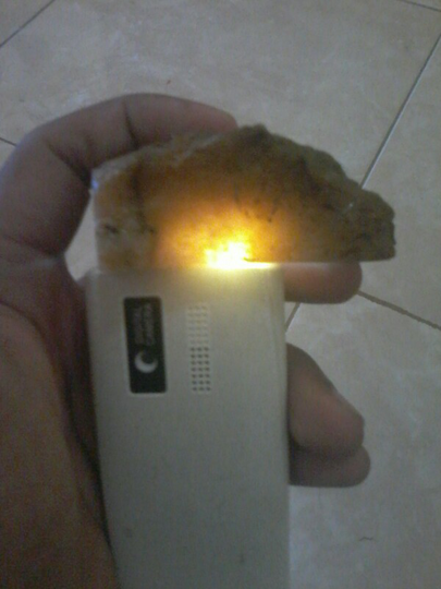 rough bacan doko batang coklat dan obi keras padat