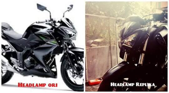 Jual Headlamp KW Ninja Z250 FOR ALL MOTOR MURMERMasuk msh 