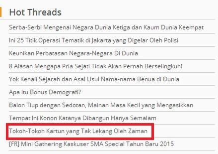 Inilah 5 Tokoh Kartun Yang Tak Lekang Oleh Zaman