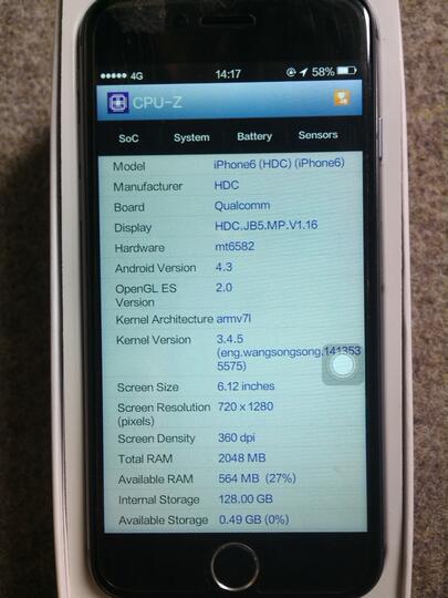 Terjual Jual Iphone 6 Supercopy Hdc Mtk6592 Octa Core Supercopy Grade A Cod Jogja Kaskus
