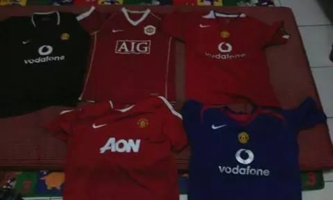Jersey Original Manchester United Size Boys