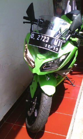 jual kawasaki ninja 250 fi 2013/2014 bandung kinyis kinyis aw aw