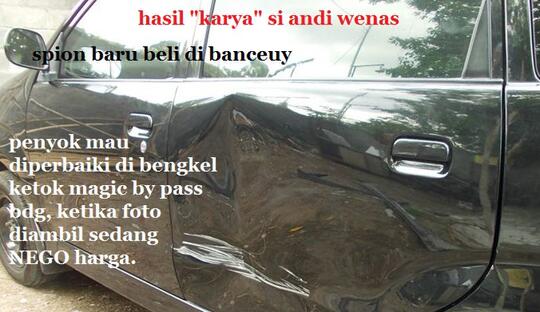 bikerR2/R4 .di Jakarta.HATI2 klo ketemu mobil ini! bisa2 ente dipukulin