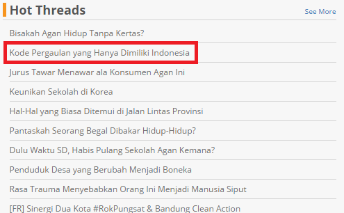 Kode Pergaulan yang Hanya Diketahui Orang Indonesia