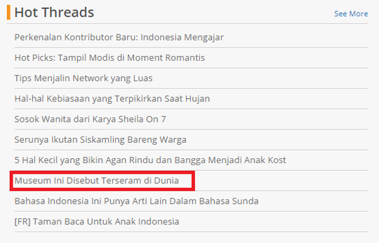 10 Museum Terseram di Dunia